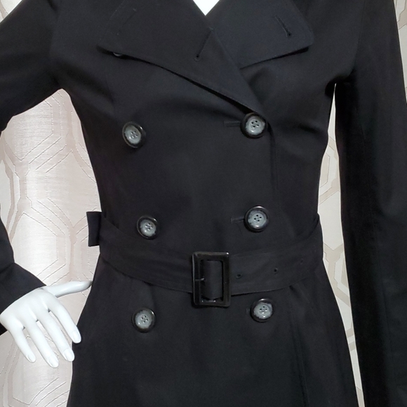 Gorgeous Smart Set black trench coat - Picture 2 of 9